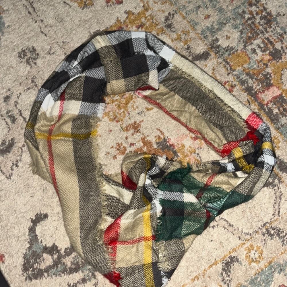Plaid Infinity Scarf
